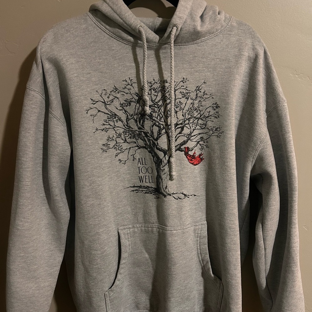 Taylor Swift Gray Hoodie “All Too Well”